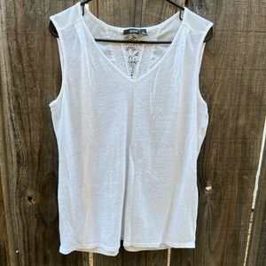 Ana linen blend blouse